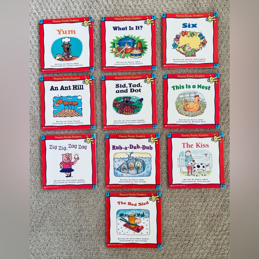 Scholastic Phonics Ready Readers Set of 10